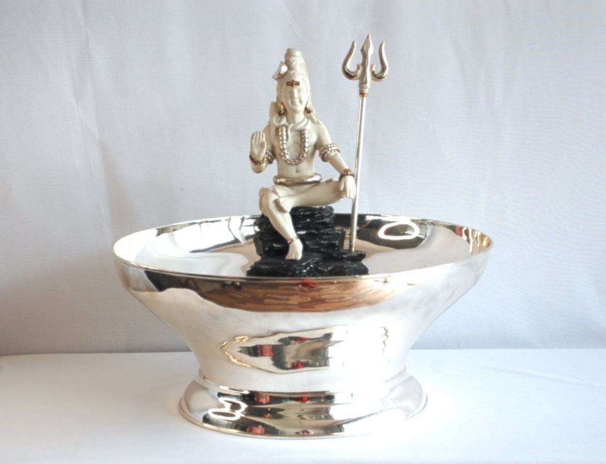 置物 Water Fountain Shiva Ji Statue Lord Shiva Ji Water Fountain with Led Light WATER FOUNTAIN