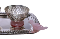 Bird with Diamond Tray and set of bowls