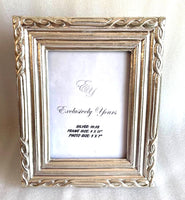 Rope Design Photo Frame in Silver