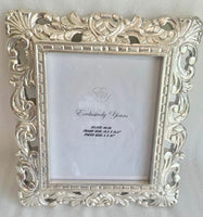 Jali Carved Photo Frame in Silver