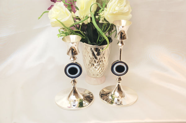 Evil Eye Candle Stand Set