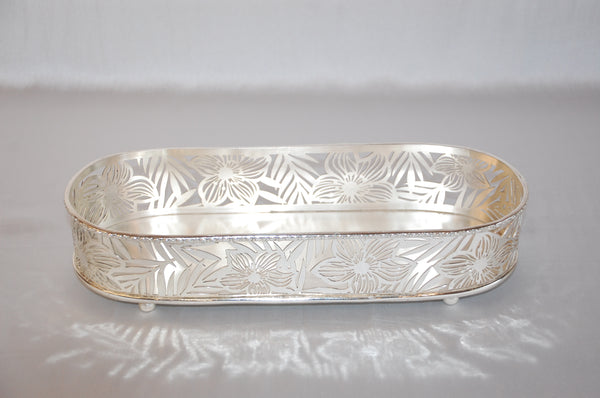 Jali Curved Rectangle Tray