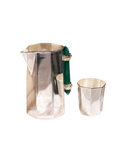 Italian Collection - Octagonal Water Jug with green stone handle