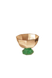Italian Collection - 10" Centrepiece Bowl with Green Stone base