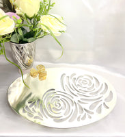 Jali Rose Oval Platter