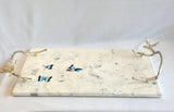 Marble Inlay Butterfly Platter