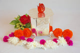 Hexagon Canister with Resin Ganesha Knob