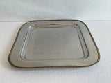 Etched Square Platter