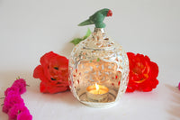 Carved Dome Tealight with Parrot