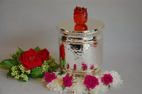 Round Canister with Lakshmi Knob