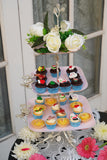 Orchid 3 tier Cake Platter