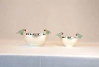 Jade Parrot Bowls - 4" and 6"